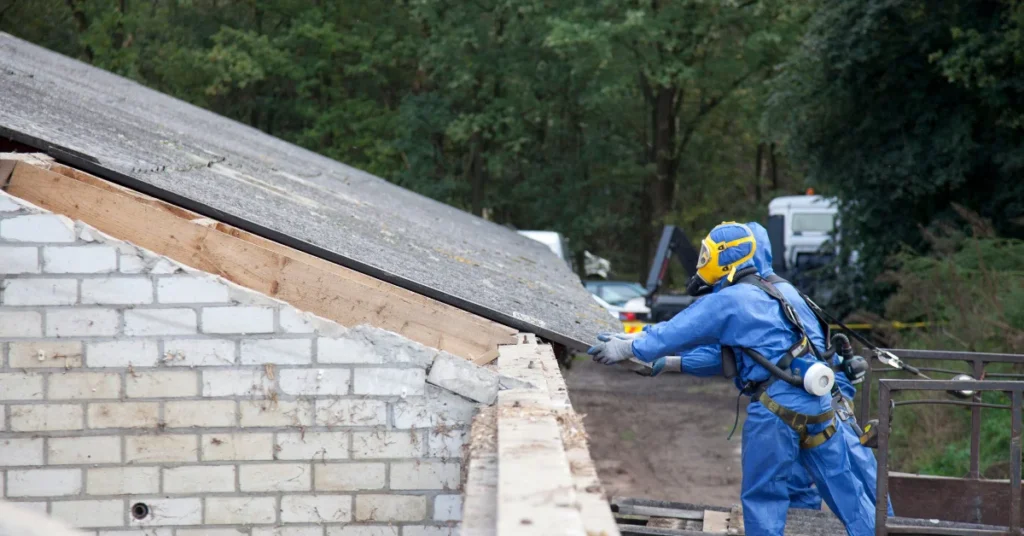 An image showing asbestos removal in Phoenix, Arizona.